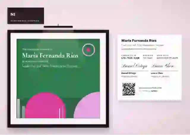 Gallery Placard Jade latin america certificate template