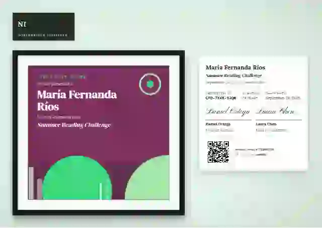 Gallery Placard Raspberry school and kids certificate template