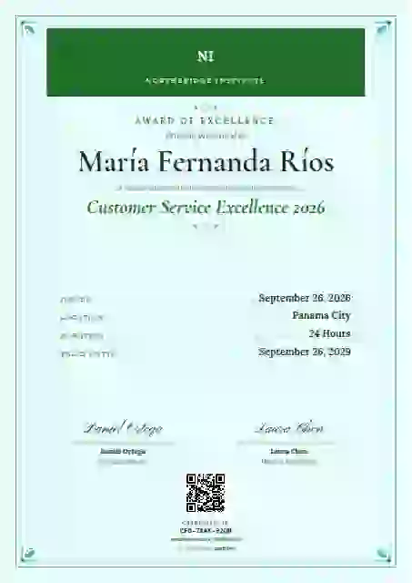 Menu Card Meadow awards and achievement certificate template