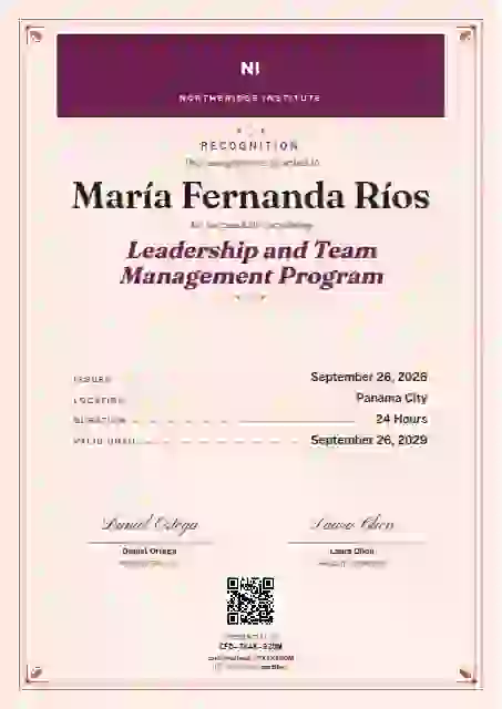 Menu Card Raspberry latin america certificate template
