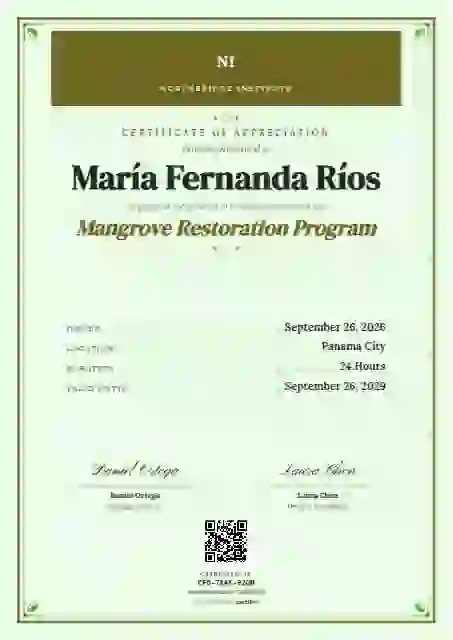 Menu Card Marigold volunteer appreciation certificate template