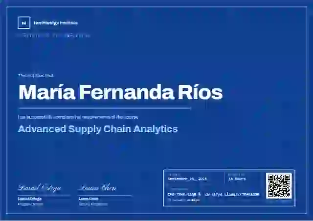 Plantilla de certificado Blueprint de finalización de curso