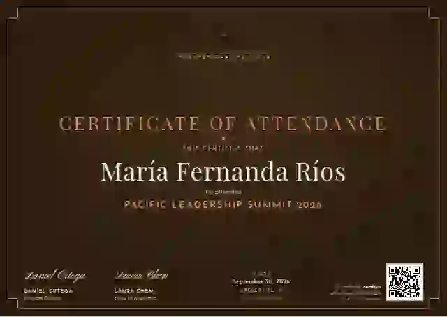Plantilla de certificado Art Deco Onyx de asistencia a eventos