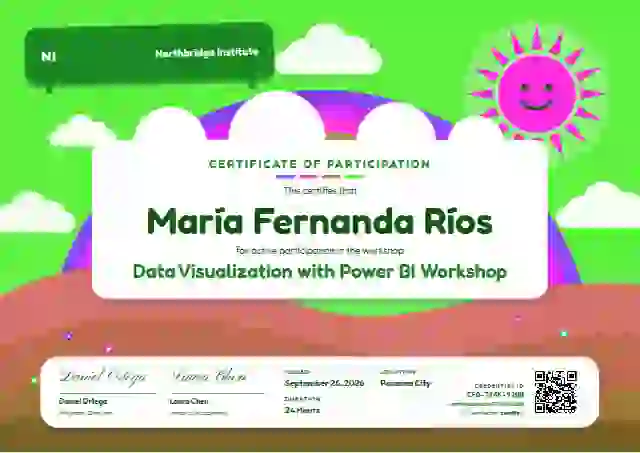 Rainbow Hills Deep Meadow webinar and workshop certificate template