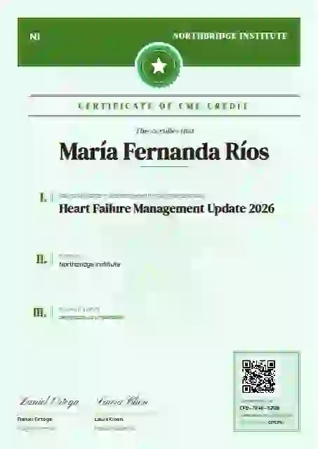 Decree Folio Fern No Margin Column healthcare and cme certificate template