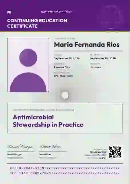 Passport Page Orchid No Visa Stamp continuing education certificate template