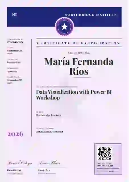 Decree Folio Ultramarine No Clause Numerals webinar and workshop certificate template