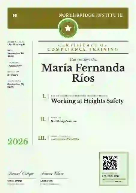 Decree Folio Marigold No Watermark compliance and safety certificate template