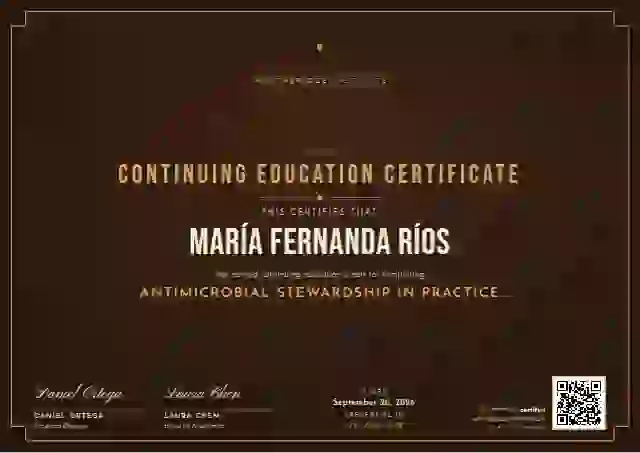 Plantilla de certificado Art Deco Bronze de educación continua