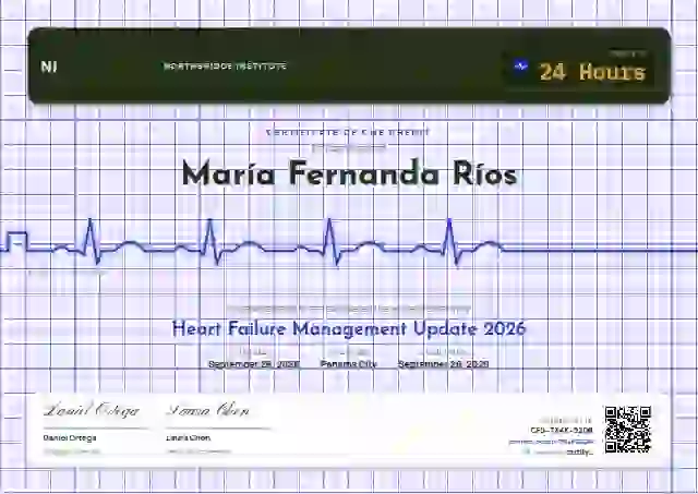ECG Paper Ultramarine Tall Monitor healthcare and cme certificate template