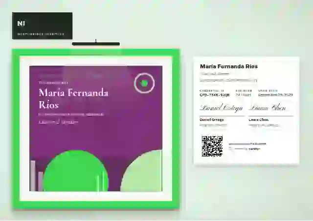 Gallery Placard Fuchsia Gilded Frame membership certificate template