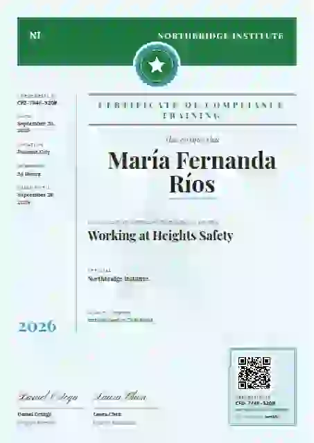 Decree Folio Jade No Clause Numerals compliance and safety certificate template