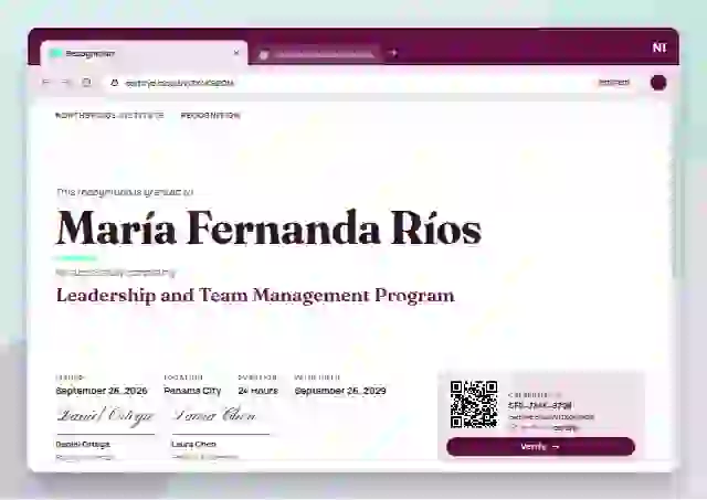 Browser Window Raspberry latin america certificate template