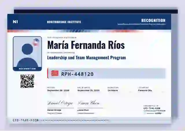 Licence Card Azure latin america certificate template