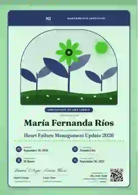 Seed Packet Sapphire healthcare and cme certificate template