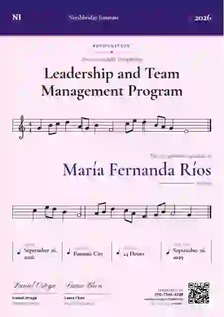 Sheet Music Violet latin america certificate template
