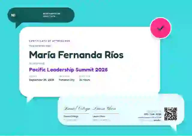 Plantilla de certificado Speech Bubbles Amethyst de asistencia a eventos