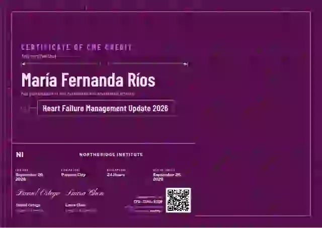 Plantilla de certificado Workshop Blueprint Orchid de salud y educación médica continua