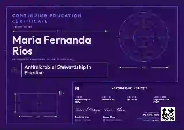 Plantilla de certificado Workshop Blueprint Ultramarine de educación continua