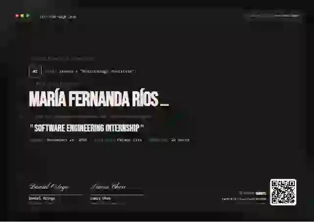 Tech Mono Mono internship certificate template