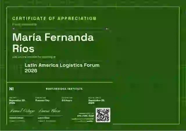 Plantilla de certificado Workshop Blueprint Soft Lime de ponente de conferencia