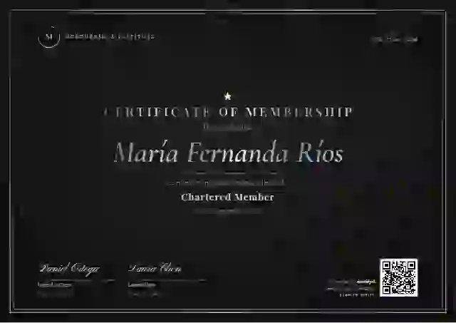 Luxury Foil Onyx Platinum membership certificate template