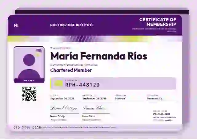 Licence Card Orchid Wide Holo Stripe membership certificate template