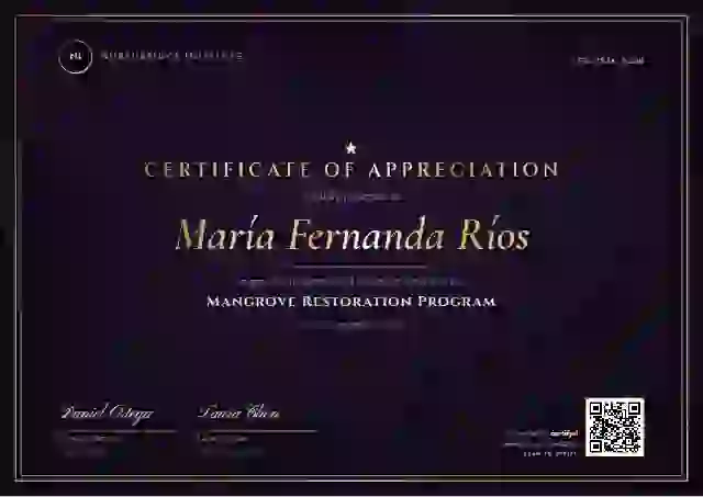 Luxury Foil Violet Gold volunteer appreciation certificate template
