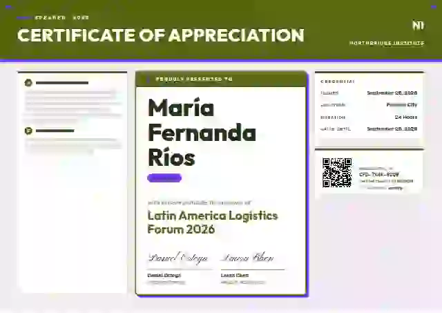 Poster Session Lime No Charts conference speaker certificate template