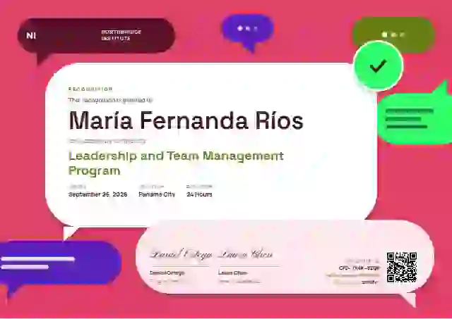Speech Bubbles Lime Rounder Bubble latin america certificate template