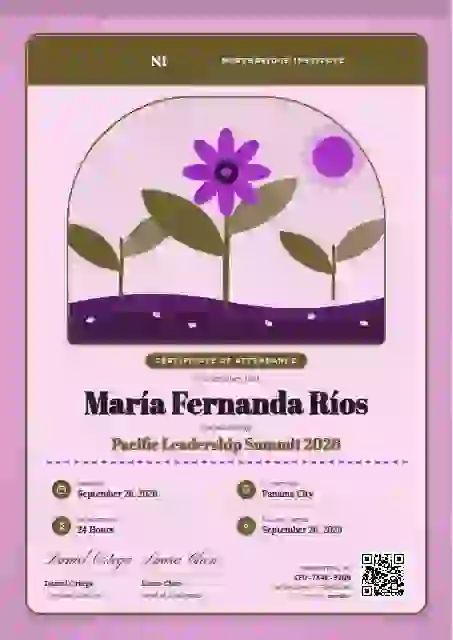 Seed Packet Marigold No Sun Rays event attendance certificate template