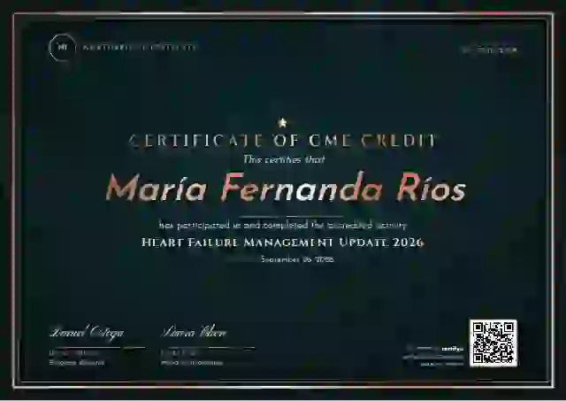 Luxury Foil Teal Copper healthcare and cme certificate template