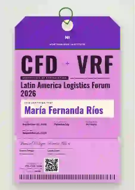 Luggage Tag Amethyst conference speaker certificate template