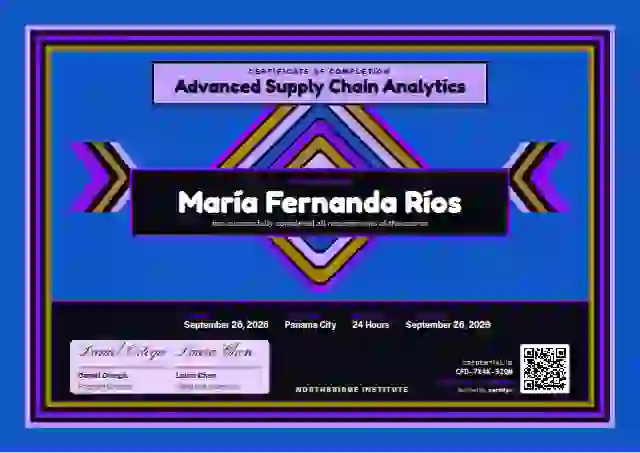 Mola Panel Violet course completion certificate template