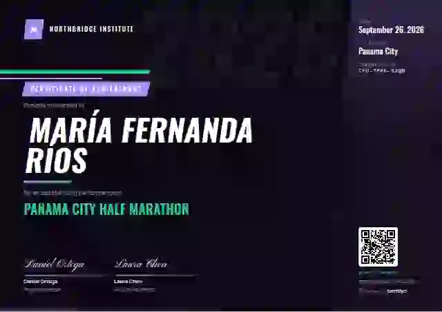 Sports Dynamic Violet sports certificate template