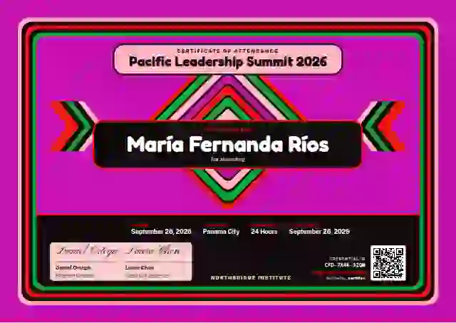 Mola Panel Ruby event attendance certificate template