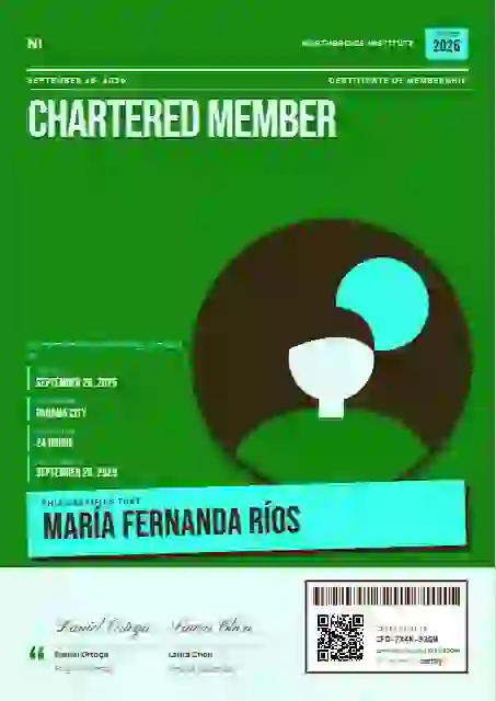 Magazine Cover Meadow membership certificate template