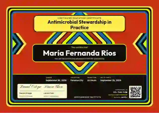 Mola Panel Marigold continuing education certificate template