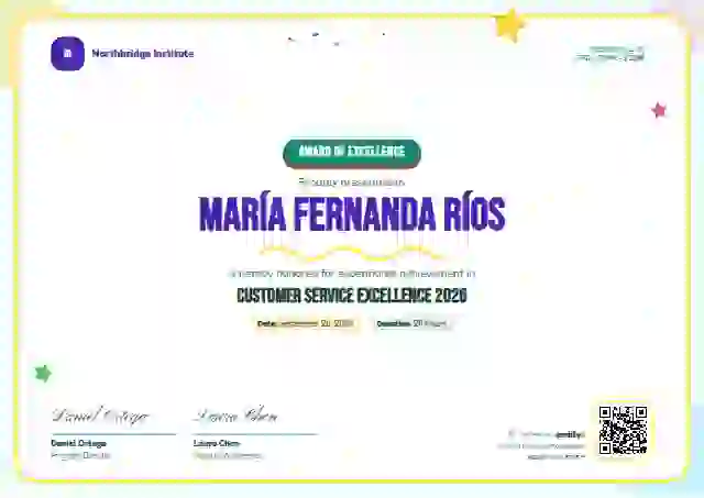Plantilla de certificado Playful Mint de premios y logros