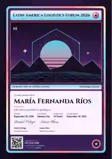Trading Card Cerulean conference speaker certificate template