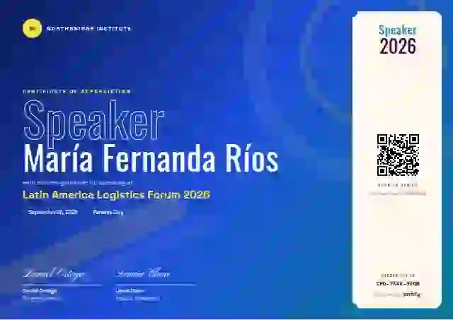 Festival Royal conference speaker certificate template