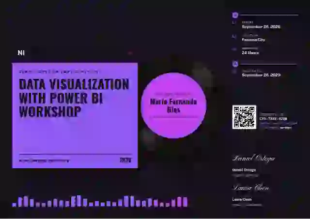 Vinyl Sleeve Violet webinar and workshop certificate template