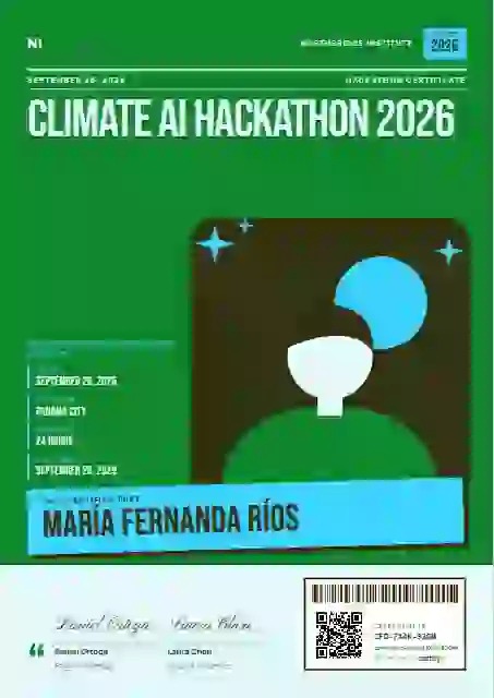 Magazine Cover Soft Meadow hackathon certificate template