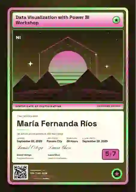 Trading Card Raspberry webinar and workshop certificate template