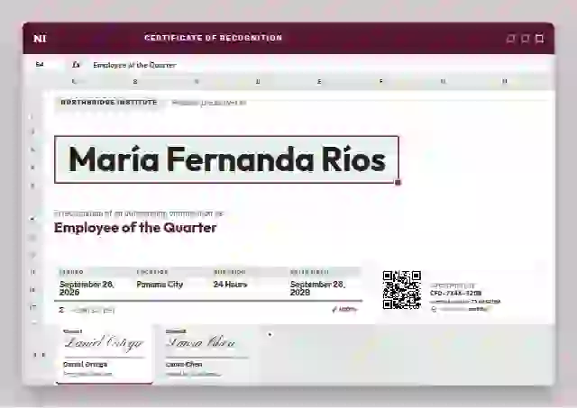 Stock Sheet Raspberry No Gridlines employee recognition certificate template