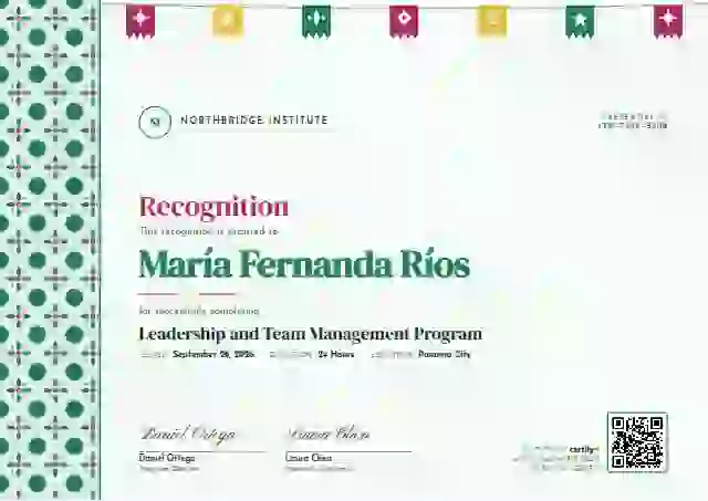 Latin Heritage Jade latin america certificate template