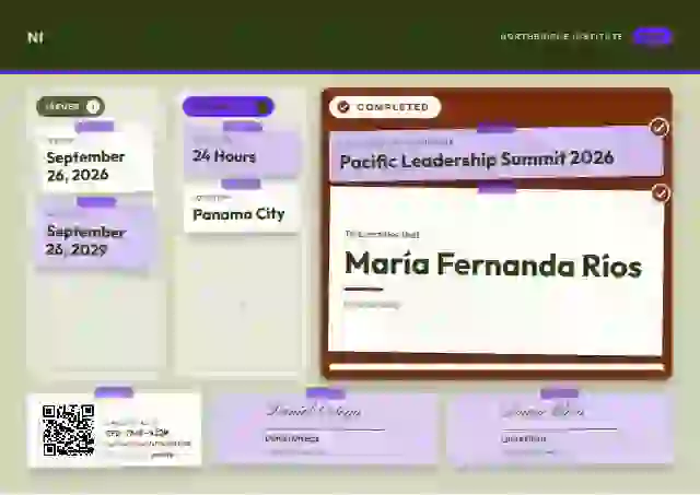 Kanban Board Vermilion event attendance certificate template