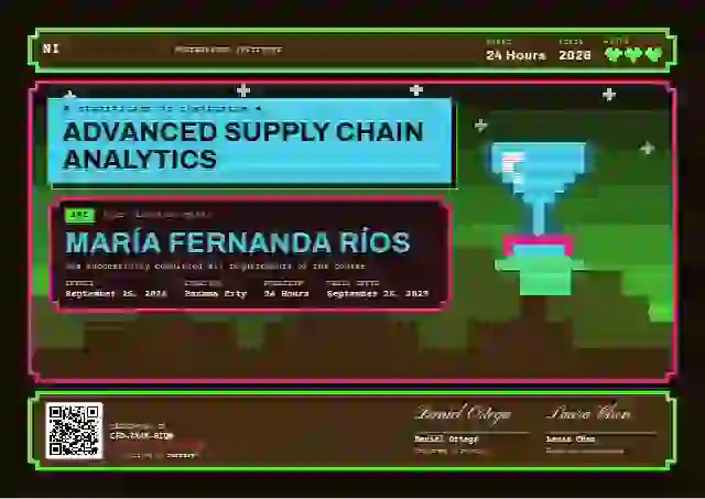 Pixel Arcade Cerulean course completion certificate template