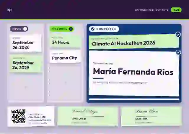 Plantilla de certificado Kanban Board Azure de hackatón