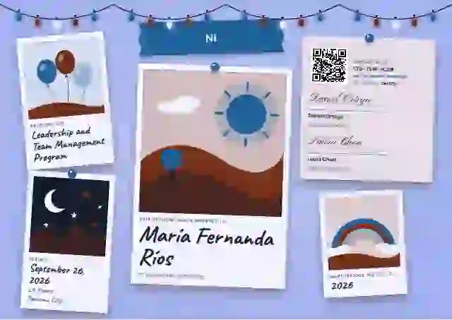Polaroid Wall Azure latin america certificate template